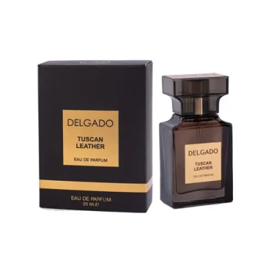 ادوپرفیوم مینیاتوری مردانه دلگادو مدل Tuscan Leather حجم25میل