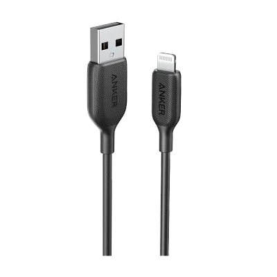 کابل USB-A به لایتنینگ انکر مدل A8812 طول 90 سانتیمتر