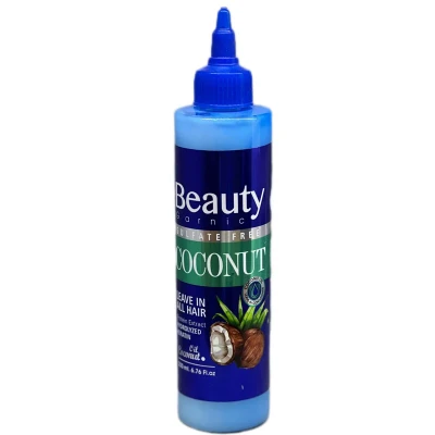 کرم مو موشکی بیوتی مدل کوکونات بدون آبکشی مناسب برای موهای خشک، معمولی حجم 200 میلی لیتر
