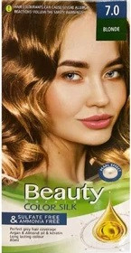 کیت رنگ مو زنانه فاقد سولفات و آمونیاک Maxx Deluxe سری Beauty Expert شماره 7.0 پایه رنگ بلوند حجم 80 میل